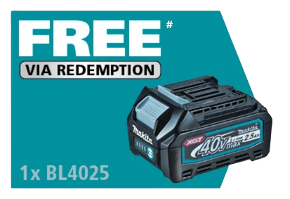Makita 40V Max Brushless Combo Kit - 2-Piece DK0139G202